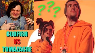 Neler Oluyor ❓🤯  TOMAZACRE vs CODFISH  GBB 2019 REACTION [upl. by Elyn]