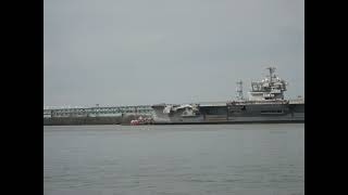 CV67 Carrier John F Kennedy Arriving In Philadelphia  March 2008 [upl. by Assenna335]