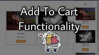 How to make Shoping cart functionality in HTML CSS JavaScript Project [upl. by Gaut144]