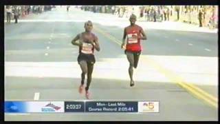 RIP SAMMY WANJIRU  2010 CHICAGO MARATHON  his LAST marathon [upl. by Drarig478]