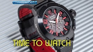 Detomaso Panaro XXL Solar Watch Unboxing amp First Look [upl. by Bodwell500]