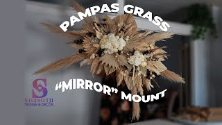 HOW TO DIY Extra Large Pampas amp Dried Floral Arrangments for Weddings Events Parties Home Decor [upl. by Enttirb]