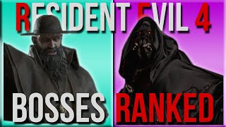 ALL RESIDENT EVIL 4 Bosses RANKED WORST TO BEST 4 Remake amp Separate Ways [upl. by Nimajnab305]