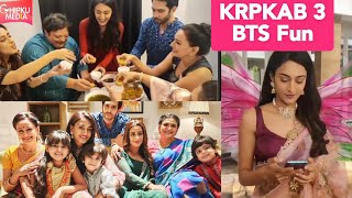 Erica Fernandes Supriya Pilgaonkar Cheshta Bhagat Enjoys Golgappa  KRPKAB 3 Behind The Scenes Fun [upl. by Monteith]