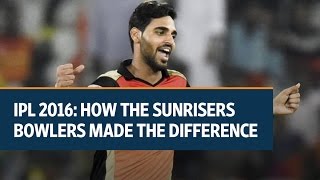 IPL 2016 How the Sunrisers Hyderabad bowlers made the difference [upl. by Powel]