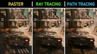 Can you REALLY SEE the difference Raster vs Ray Tracing vs Path Tracing [upl. by Eded]