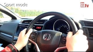 Honda Jazz Hybrid  Normal mode  Sport mode [upl. by Purse638]