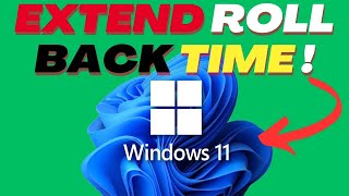 Two Ways to Extend Rollback Time in Windows from 10 Days to 60 Days [upl. by Manella40]