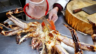 New York City Food  The BEST ALASKAN KING CRAB DISHES Brooklyn Seafood NYC [upl. by Kreg]