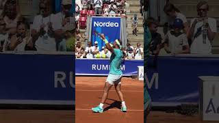 Rafael Nadal match point and celebration at the Nordea Open [upl. by Ahsila]