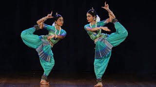 Deena Karunakarane  Nataraja Keerthanam by Ria Balasubramaniam amp Dia Bharathkumar  Bharathanatyam [upl. by Habeh]