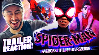 SpiderMan Across the SpiderVerse  Official Trailer  REACTION MASHUP  Miles Morales [upl. by Alburg]