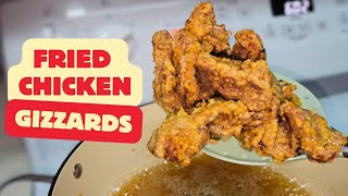 How to make Fried Chicken Gizzards  Tender and Crispy  Easy and Affordable Meal [upl. by Anitahs]