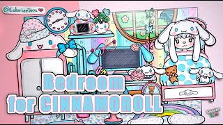 Paper Doll House  Toca Boca Cinnamoroll character tocaworld tocaboca paperdoll [upl. by Miculek]