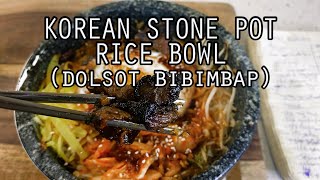 Woo Can Cook  Korean Stone Pot BBQ Beef Dolsot Bibimbap [upl. by Purse]