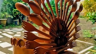 DIY HeadDress for Buwan ng Wika Made of plastic forkampspoon [upl. by Atiuqrahs826]