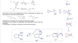 Ejercicios de sustitución nucleófila y deshidratación de alcoholes [upl. by Eward]