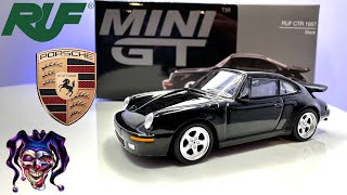 1\64 Scale Ruf CTR 1987 Porsche 964 Black 556 By Mini Gt 🔥💥 Diecast cars collection [upl. by Megan929]