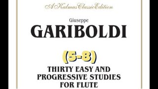 G Gariboldi 30 Easy and Progressive Studies for Flute 58 [upl. by Peace888]