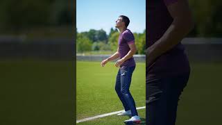 Back Head Control Soccer Skill Tutorial ⚽️ soccer [upl. by Orpah663]