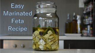 Marinated Feta with Basil and Olive [upl. by Godderd348]