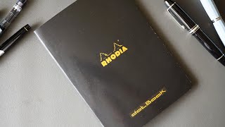 Quick Look Rhodia SideStapled A5 quotdotBookquot [upl. by Alton784]