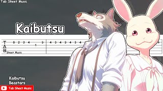 Beastars Season 2 OP  Kaibutsu Guitar Tutorial  YOASOBI 怪物 [upl. by Eeliak]