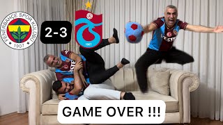 KÜRŞAT VE DAYI FENERBAHÇE TRABZONSPOR MAÇINA TEPKİ VERİYOOOOOR 💙❤️ [upl. by Canotas]