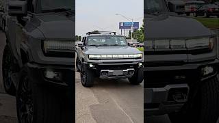 GMC Hummer EV Crabwalk Drive By Woodward Dream Cruise 2024 [upl. by Anialram]