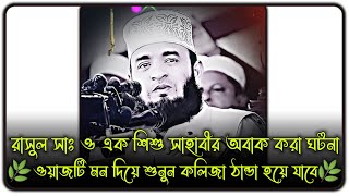 রাসুল সাঃ ও এক শিশু সাহাবীর অবাক করা ঘটনা 😱।। Mizanur Rahman Azhari waz ।। newa waz 2024 [upl. by Louis]