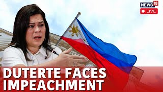 Sara Duterte Impeachment Live Updates  Philippines News Live  President Ferdinand Marcos Jr N18G [upl. by Ahsilet]