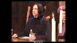 Behind the scenes by Huntley Film Archives  Snape in the Great Hall HP1 [upl. by Vincenz]