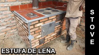 ¿COMO CONSTRUIR UNA ESTUFA REGULADORA DE HUMO ECOLÓGICA BAJO CONSUMO DE LEÑA WOODSTOVE STOVE [upl. by Ainwat]