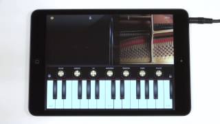 iGrand Piano on iPad mini  Get REALLY mobile with your keyboard rig [upl. by Ontina]