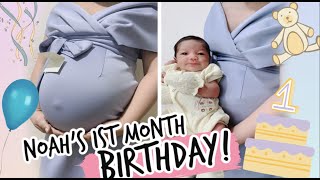 Happy 1 Month Birthday Noah [upl. by Ahsyad]