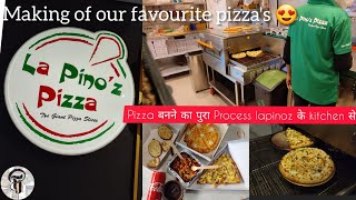 La Pinoz pizza Gorakhpur pizza making straight from La Pinoz kitchen [upl. by Anayra148]