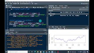 Geometric Brownian Motion GBM Simulation in R [upl. by Arimaj960]