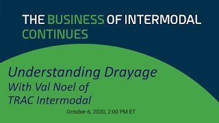 Understanding Drayage  Intermodal University [upl. by Xymenes31]