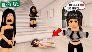 LA HIJA DE MI AMIGA MALTRATA A AGATHA ME PELEO CON ELLA BERRY AVENUE ROBLOX [upl. by Wilen]