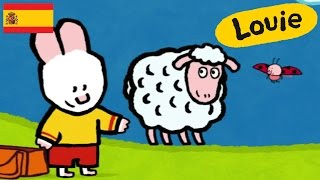 Oveja  Louie dibujame una oveja  Dibujos animados para niños [upl. by Adiel]