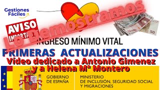 📢📢 AQUI estan las 𝗣𝗥𝗨𝗘𝗕𝗔𝗦 ESTAN ACTUALIZANDO EL INGRESO MINIMO VITAL 👌👌Renta Minima Ayuda [upl. by Jamnes]