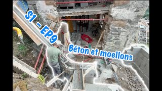 MOELLONS et BETON ARME pour la TOUR DESCALIER S1EP9 [upl. by Kaycee]