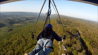 Hang Gliding  Flight 22 at Lookout Mountain  First Hour Long Flight Unedited [upl. by Eamanna]