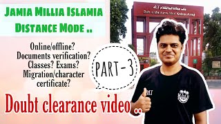 jamia millia islamia distance mode  Documents verificationonlineoffline MediumPART3 [upl. by Simetra633]