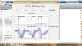 GUI based implementation of DIGITAL MODULATION Techniques Part 50 [upl. by Arraes]