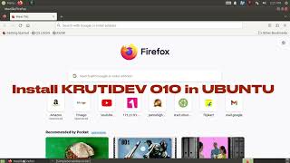 Install krutidev010 in Ubuntu all versionsllHindi Font krutidev010 ubuntu me kaise install kare [upl. by Aleyak]