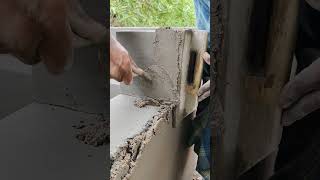 Finished Plaster cement satisfying plasterwork kpkvideos23 [upl. by Primrose]