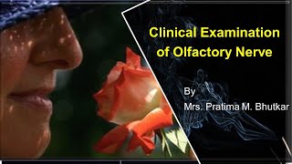 Examination of olfactory nerve [upl. by Sievert]