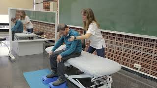 Physiotherapy in Ataxia Functional exercises in a sitting position [upl. by Ainekahs617]