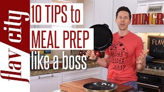 10 Tips For How To Meal Prep Like A Boss [upl. by Odella]